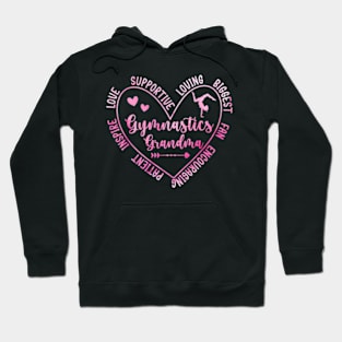 Gymnastics Grandma Appreciation Gymnast Grandmother Hoodie